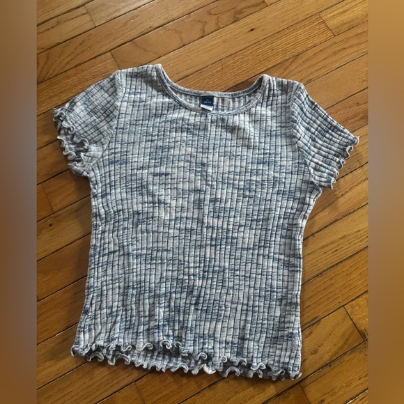 Old Navy Blue and White Short Sleeve Tee - Picture 1 of 1